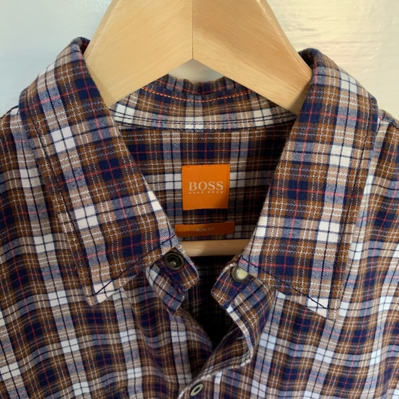 Hugo Boss Shirts Mens Hugo Boss Flannel Shirt Like New Condition Poshmark